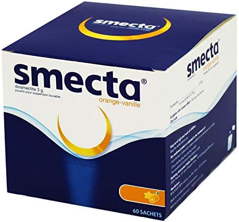 Original Smecta 3g – 60 Sachets | Natural Diarrhea Relief (French Pharmacy)