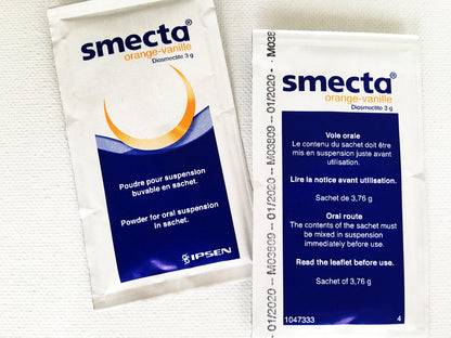 Original Smecta 3g – 60 Sachets | Natural Diarrhea Relief (French Pharmacy)