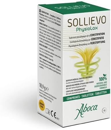 Aboca Sollievo PhysioLax 45 Tablets | Natural Laxative